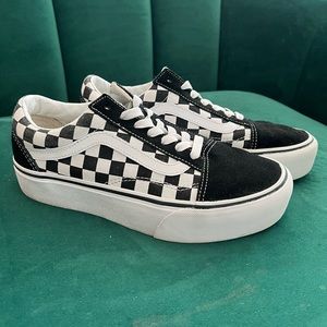 Vans Checkerboard Old Skool Stackform Shoe